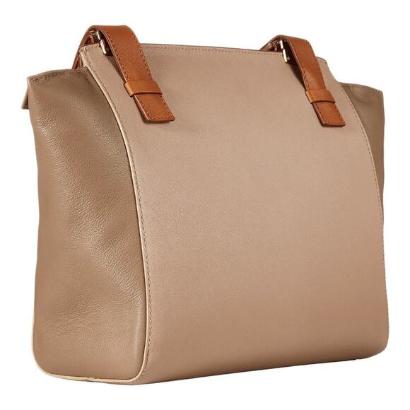 NWT$675 Furla Dolce Vita Multi Tone Leather Shoulder Crossbody Bag Tote - Picture 4 of 13